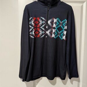 Women’s  Black Aztec Sweater